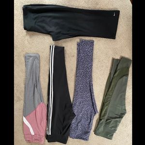 Workout/legging pant bundle 4 pairs XL